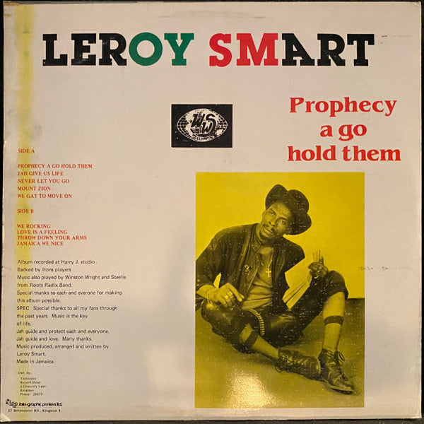 Leroy Smart : Prophecy A Go Hold Them (LP, Album)