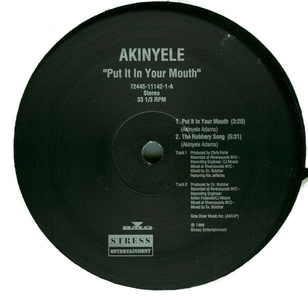 Akinyele : Put It In Your Mouth (12", EP, RE)