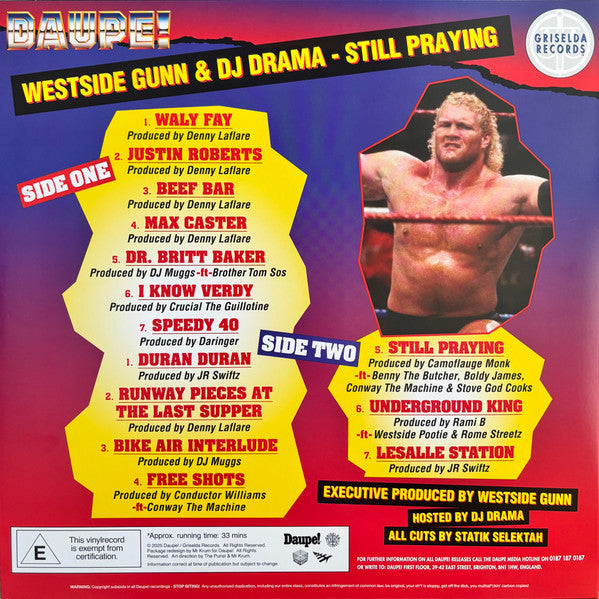 Westside Gunn & DJ Drama : Still Praying (LP, Album, Ltd, Num, Blu)