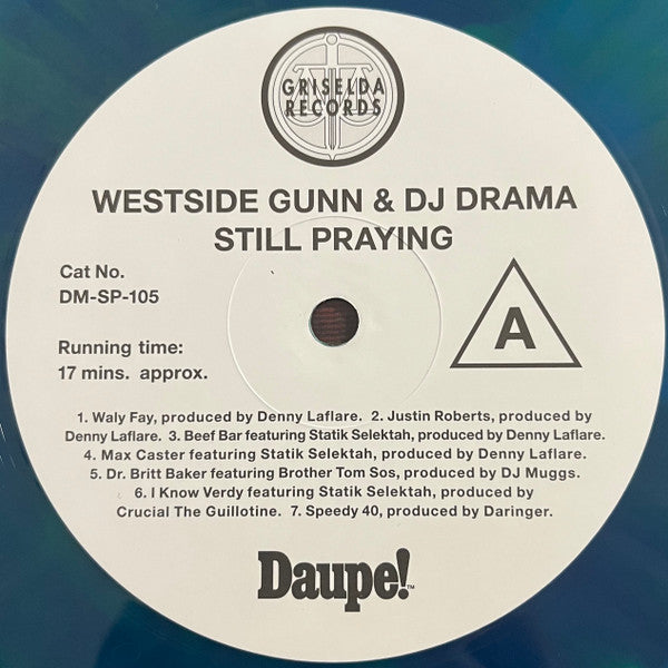 Westside Gunn & DJ Drama : Still Praying (LP, Album, Ltd, Num, Blu)