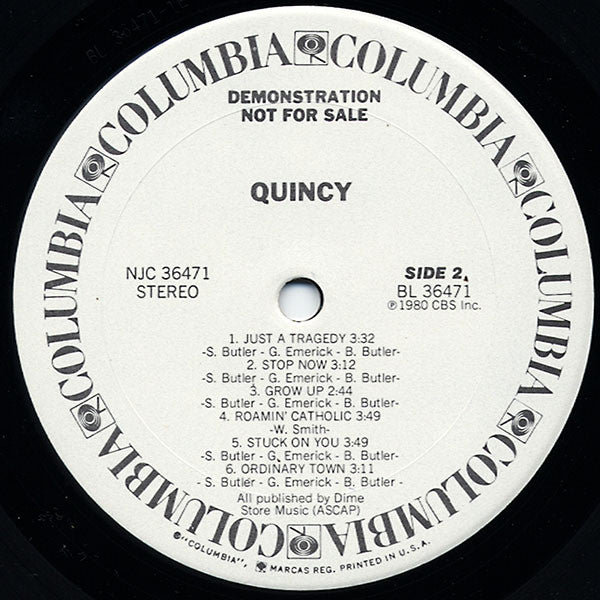 Quincy (15) : Quincy (LP, Album, Promo)