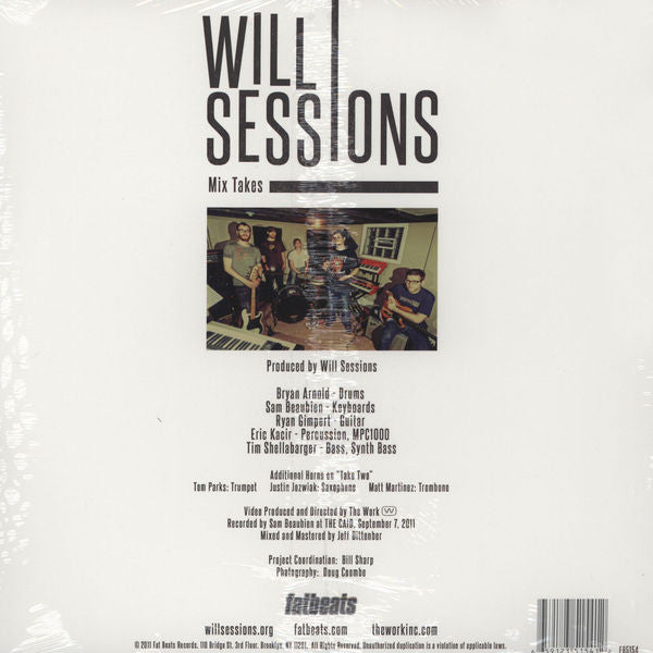 Will Sessions : Mix Takes (LP)