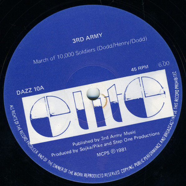 3rd Army : March Of 10,000 Soldiers (All Set To Go) / Step One (12")