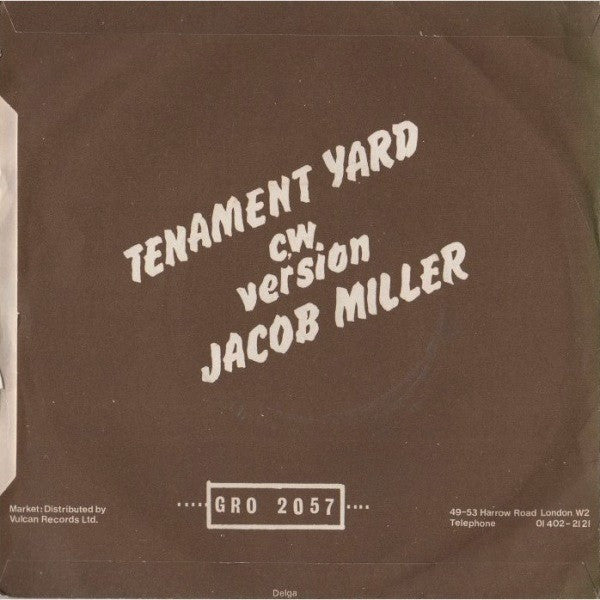 Jacob Miller : Tenament Yard (7", Single)