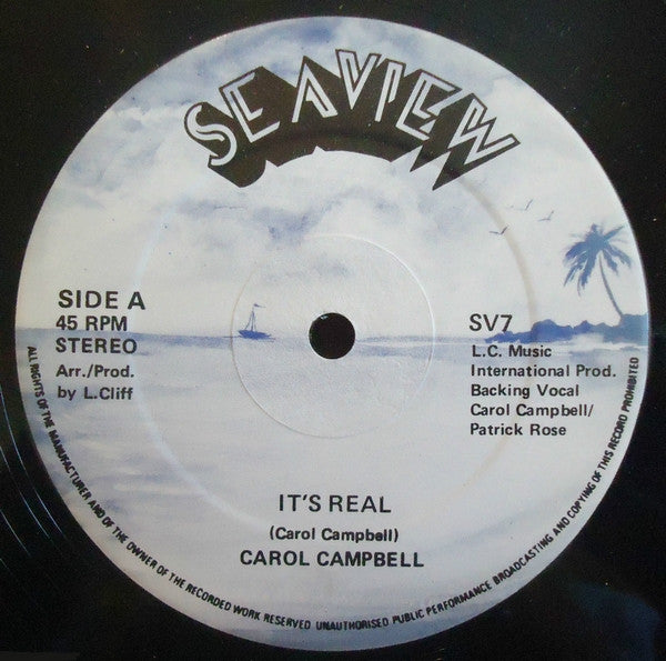 Carol Campbell (2) : It's Real (12")