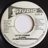 J.D. Smooth* : Letter To Myself (7")