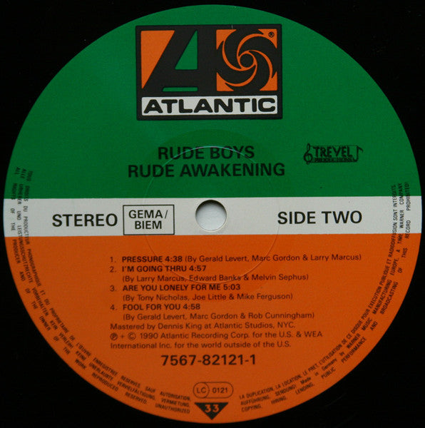 Rude Boys : Rude Awakening (LP, Album) | Rook Records