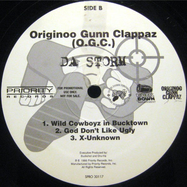 O.G.C. : Da Storm (Clean Radio Sampler) (12", Promo, Smplr)
