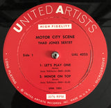 Thad Jones Sextet : Motor City Scene (LP, Album, Mono)