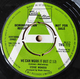 Stevie Wonder : We Can Work It Out / Don't Wonder Why (7", Promo)