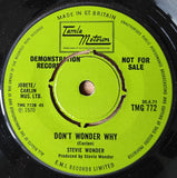 Stevie Wonder : We Can Work It Out / Don't Wonder Why (7", Promo)