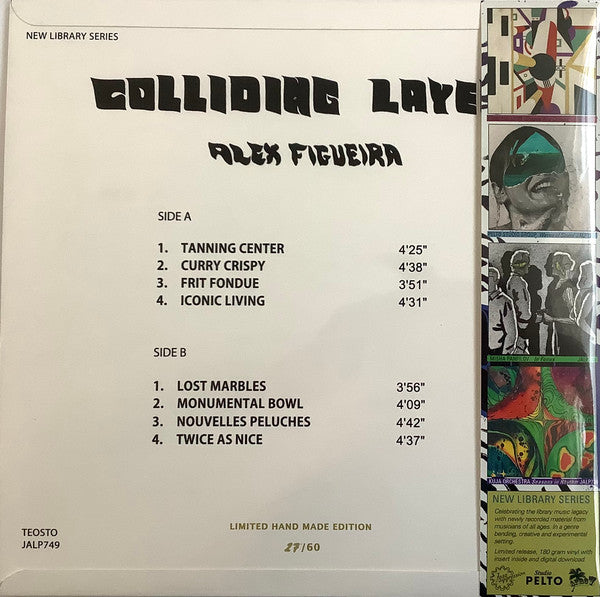 Alex Figueira (2) : Colliding Layers (LP, Album, Ltd, Fli)