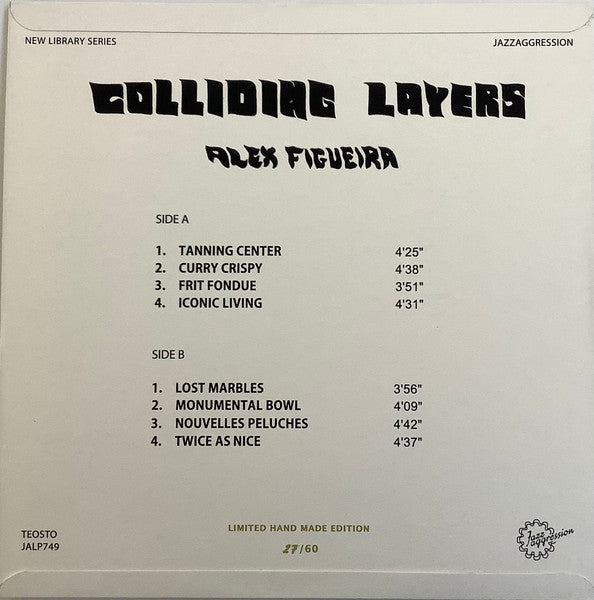 Alex Figueira (2) : Colliding Layers (LP, Album, Ltd, Fli)