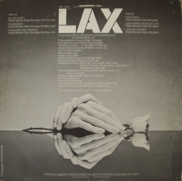 L.A.X. : All My Love (LP, Album)