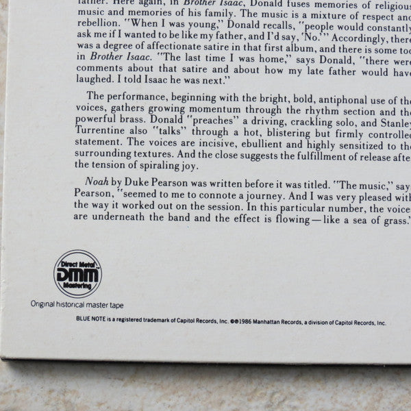 Donald Byrd : I'm Tryin' To Get Home - Brass With Voices (LP, Album, RE, RM)