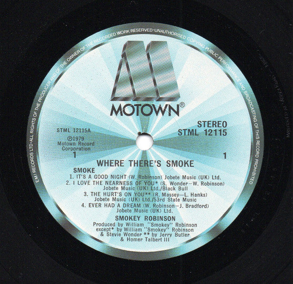 Smokey Robinson : Where There's Smoke.. (LP, Album)