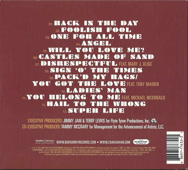 Chaka Khan : Funk This (CD, Album, Car)