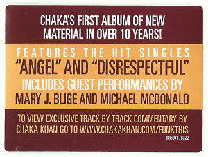 Chaka Khan : Funk This (CD, Album, Car)