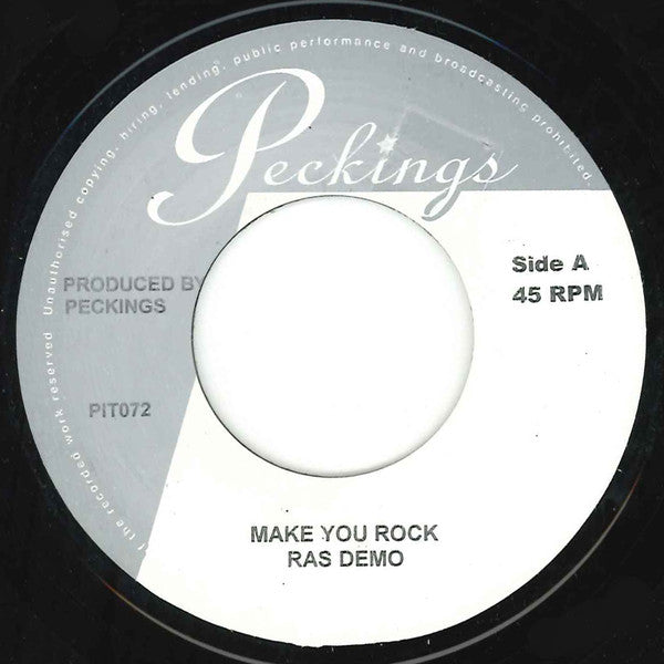 Ras Demo / Claude Daroux : Make You Rock / Love & Devotion (7")