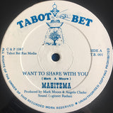 Mahitema : Want To Share With You / Play On Reggae Music (12")