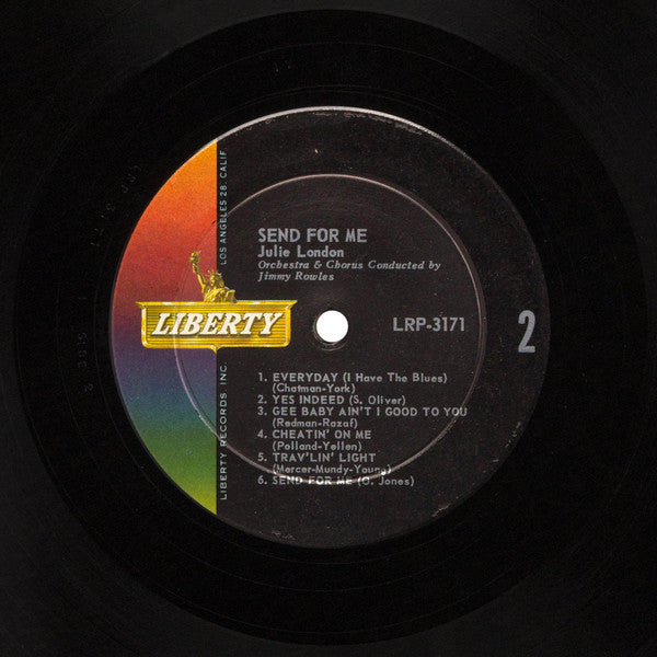 Julie London : Send For Me (LP, Album, Mono)
