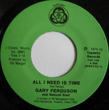 Gary Ferguson (2) And Natural Soul : All I Need Is Time / I'm So Forgiving (7", Single)