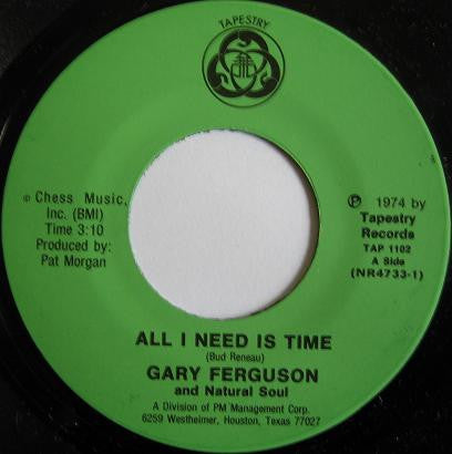 Gary Ferguson (2) And Natural Soul : All I Need Is Time / I'm So Forgiving (7", Single)