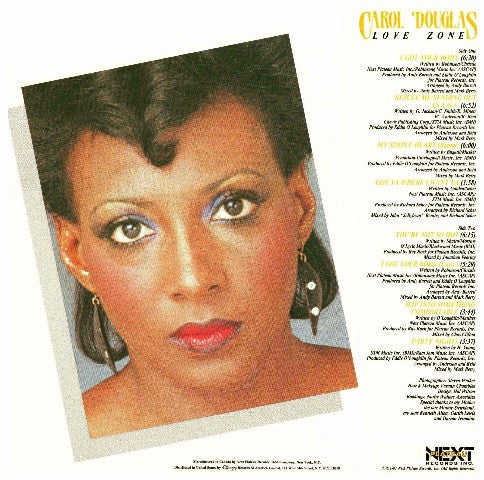 Carol Douglas : Love Zone (LP, Album)