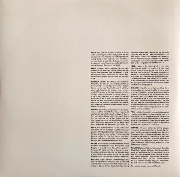 Kathryn Joseph : We Were Made Prey. (LP, Album, Red)