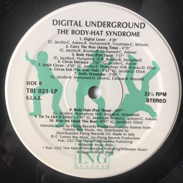Digital Underground : The "Body-Hat" Syndrome - Beware Of The "Hot Booty" Seven (LP, Album)