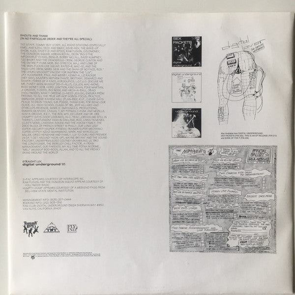 Digital Underground : The "Body-Hat" Syndrome - Beware Of The "Hot Booty" Seven (LP, Album)