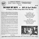 The Blue Sky Boys* : A Treasury Of Rare Song Gems From The Past (LP, Comp, Mono)