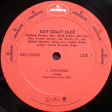 Max Roach, Herb Geller, Walter Benton, Joe Maini, Clifford Brown : Best Coast Jazz (LP, Album)