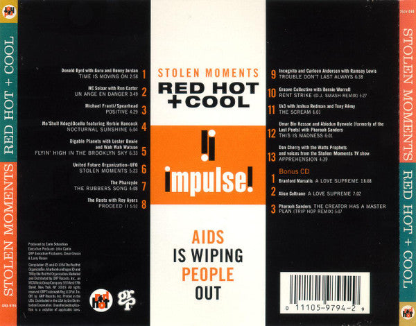 Various : Stolen Moments (Red Hot + Cool) (2xCD, Comp)