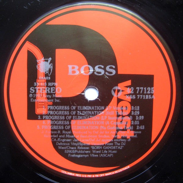 Boss (3) : Progress Of Elimination (12")