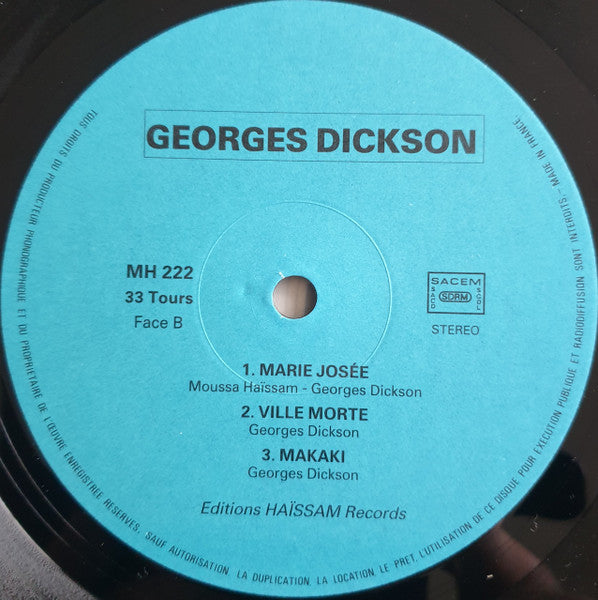 Georges Dickson : Ville Morte (Zoa-Zoa Dance) (LP)