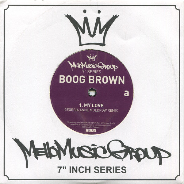 Boog Brown : My Love (7", Ltd)