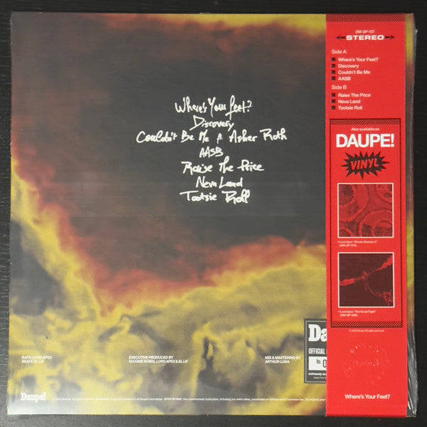Lord Apex, El Lif Beatz : Where’s Your Feet? (LP, Album, Ltd, Num, OBI)