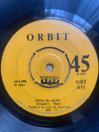 Alex Konadu : Konadu’s Band - Aboa Ba Kofi / Fakodi (7", Single)