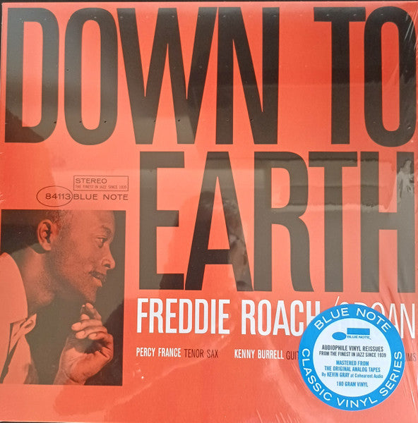 Freddie Roach : Down To Earth (LP, Album, RE, 180)