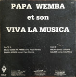 Papa Wemba Et Son Viva La Musica : Beau Gosse Ya Paris (LP)