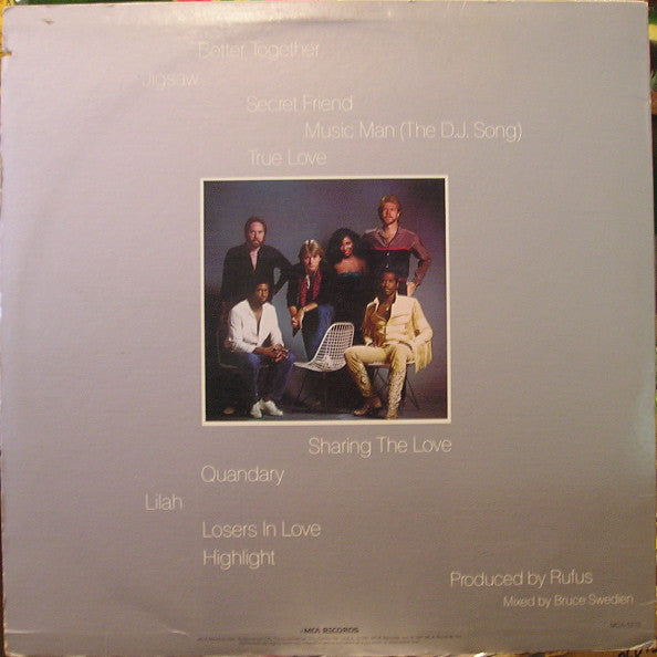 Rufus With Chaka Khan* : Camouflage (LP, Album, Glo)