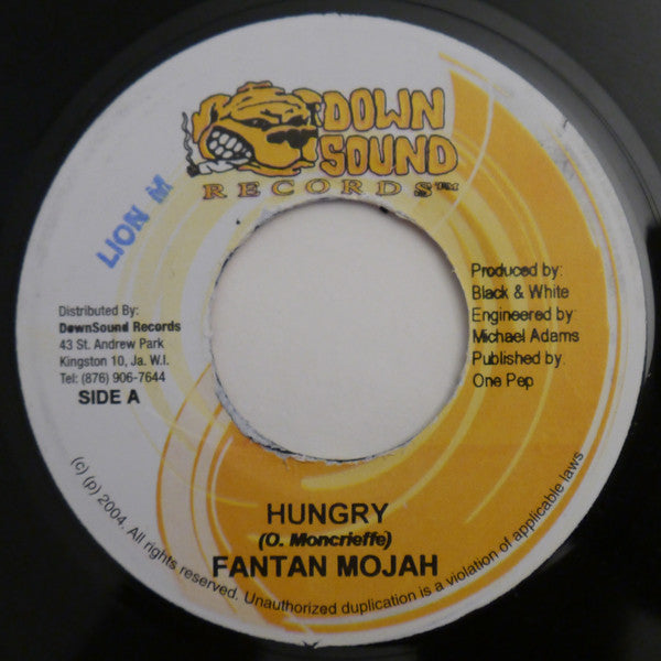 Fantan Mojah : Hungry (7")