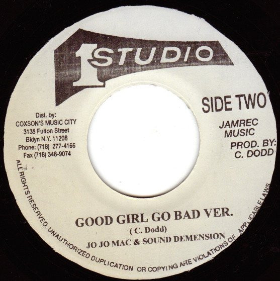 Jo Jo Mac : Good Girl Go Bad (7")