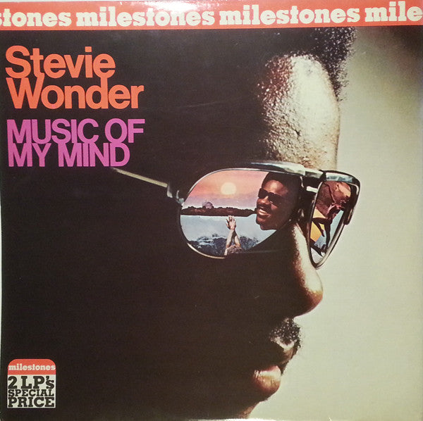 Stevie Wonder : Milestones - Talking Book/Music Of My Mind (2xLP, Album, Comp)