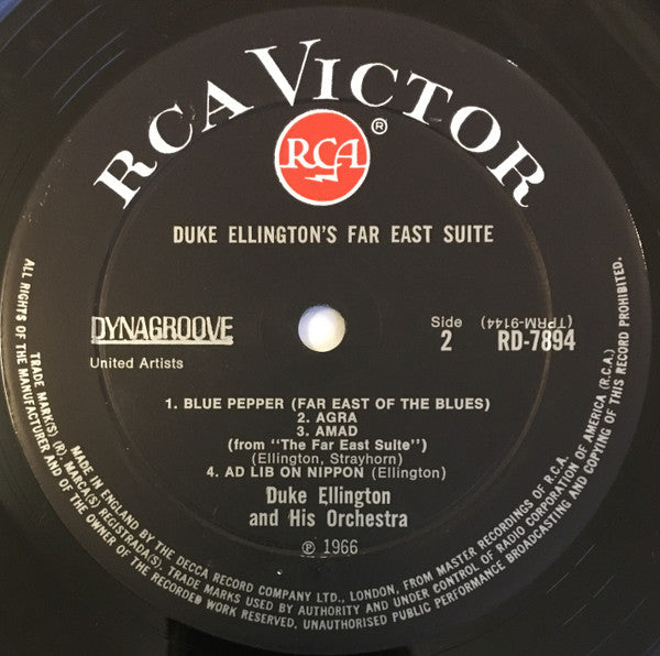 Duke Ellington And His Orchestra : Duke Ellington's Far East Suite (LP, Album, Mono)
