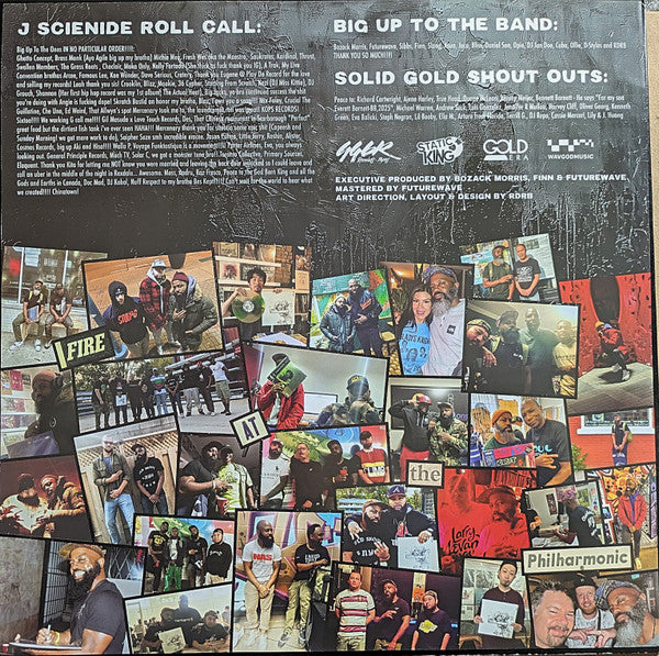 J Scienide* : Fire At The Philharmonic (LP, Album, Ltd, Num)