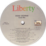 Eddie Cochran : Great Hits (LP, Comp, Mono)