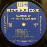 The Billy Taylor Trio* : Warming Up! (LP, Mono)