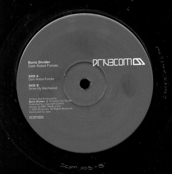 Boris Divider : Dark Robot Forces (12")